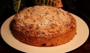 Gateau aux pommes et cranberries